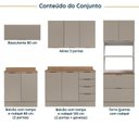 Ver imagem 3 de Cozinha Modulada 5 Peças com Tampo com Rodapé Ipanema CabeCasa MadeiraOriginals