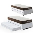Ver imagem 1 de Cama Box Solteiro com Colchão de Espuma D33 Double Comfort + Auxiliar de Espuma Unique 88cm