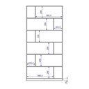 Ver imagem 3 de Estante Para Livros 5 Prateleiras 12 Nichos Euforia Yescasa