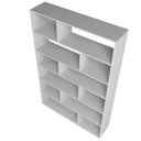 Ver mais imagens de ESTANTE PARA LIVROS 5 PRATELEIRAS 12 NICHOS EUFORIA YESCASA BRANCO