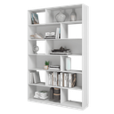 Ver imagem 2 de Estante de Livros 120CMX187,5cm 5 Prateleiras 12 Nichos em Euforia Branco Yescasa