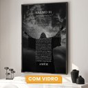 Ver imagem 3 de Quadro Decorativo Religioso Bíblia Salmo 91 1 Tela 80x120 para Sala Quarto Hall