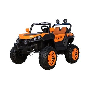 Quadriciclo Elétrico Infantil 2 Assentos Controle -Importway - Laranja