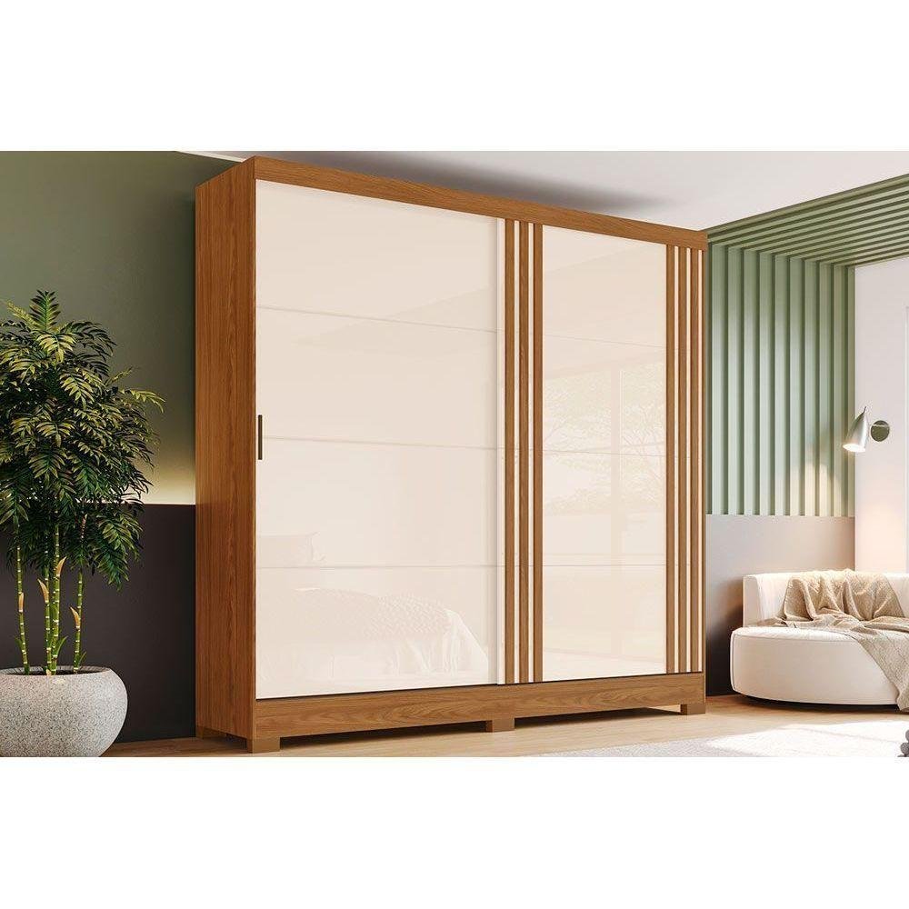 Guarda Roupa Casal 2 Portas Deslizante e 3 Gavetas Briz B352