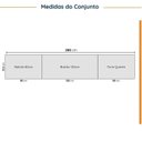 Ver imagem 2 de Cozinha Modulada 5 Peças sem Tampo sem Rodapé Ipanema CabeCasa MadeiraOriginals Marrom/Fendi Trama