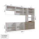 Ver imagem 4 de Cozinha Modulada 5 Peças sem Tampo sem Rodapé Ipanema CabeCasa MadeiraOriginals