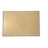 Kit 10 Base Retangular 10x15 Cm Mdf Cru para Cesto Crochê Fio de Malha - 3