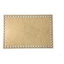 Ver imagem 3 de Kit 10 Base Retangular 10x15 Cm Mdf Cru para Cesto Crochê Fio de Malha