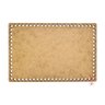Kit 10 Base Retangular 10x15 Cm Mdf Cru para Cesto Crochê Fio de Malha - 1