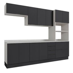 Cozinha Modulada 5 Peças com Tampo com Rodapé Ipanema CabeCasa MadeiraMadeira - 10