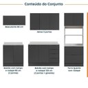 Ver imagem 4 de Cozinha Modulada 5 Peças com Tampo com Rodapé Ipanema CabeCasa MadeiraOriginals