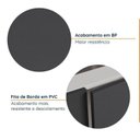 Ver imagem 6 de Cozinha Modulada 5 Peças com Tampo com Rodapé Ipanema CabeCasa MadeiraOriginals Cinza/Grafite Trama