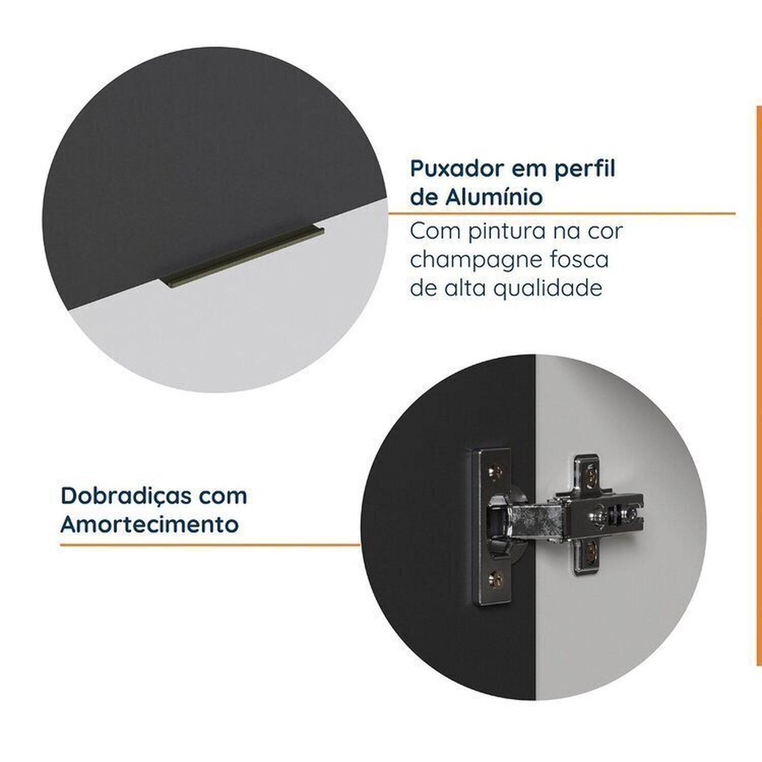 Cozinha Modulada 5 Peças com Tampo com Rodapé Ipanema CabeCasa MadeiraMadeira - 7