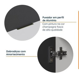 Cozinha Modulada 5 Peças com Tampo com Rodapé Ipanema CabeCasa MadeiraMadeira - 7