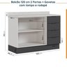 Cozinha Modulada 5 Peças com Tampo com Rodapé Ipanema CabeCasa MadeiraOriginals - 17
