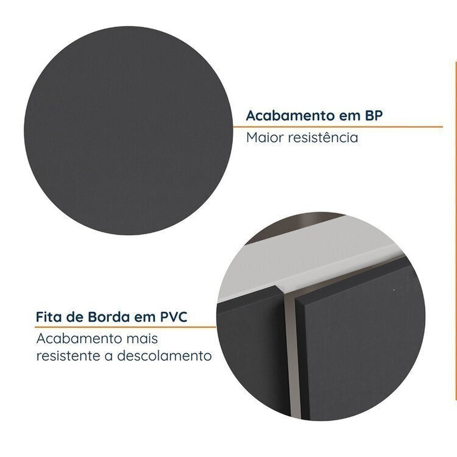 Cozinha Modulada 5 Peças com Tampo com Rodapé Ipanema CabeCasa MadeiraMadeira - 6