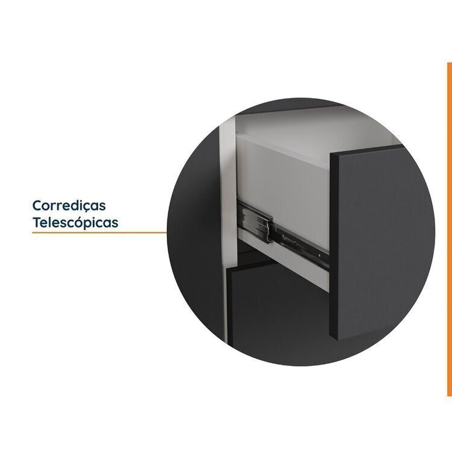 Cozinha Modulada 5 Peças sem Tampo sem Rodapé Ipanema CabeCasa MadeiraMadeira - 7