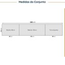 Ver imagem 2 de Cozinha Modulada 5 Peças sem Tampo sem Rodapé Ipanema CabeCasa MadeiraOriginals Cinza/Grafite Trama