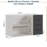 Cozinha Modulada 5 Peças sem Tampo sem Rodapé Ipanema CabeCasa MadeiraOriginals - 16
