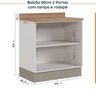 Cozinha Modulada 5 Peças com Tampo com Rodapé Ipanema CabeCasa MadeiraOriginals - 15
