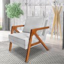 Ver imagem 1 de Poltrona para Sala de Estar Lier Linho Boucle