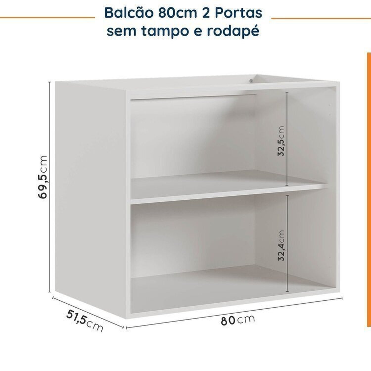 Cozinha Modulada 5 Peças sem Tampo sem Rodapé Ipanema CabeCasa MadeiraMadeira - 15