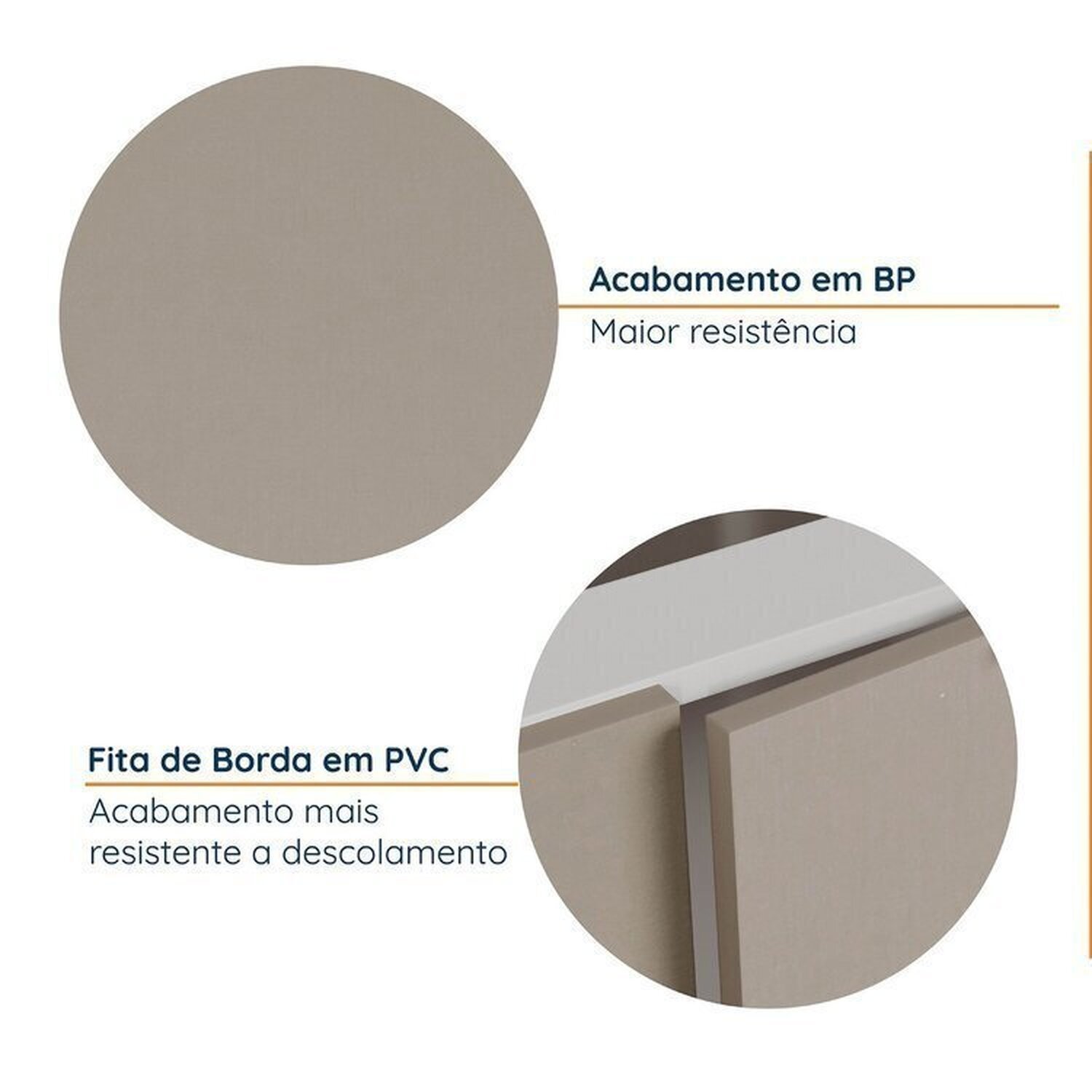 Cozinha Modulada 5 Peças sem Tampo sem Rodapé Ipanema CabeCasa MadeiraMadeira - 5