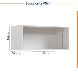Cozinha Modulada 5 Peças sem Tampo sem Rodapé Ipanema CabeCasa MadeiraMadeira - 14
