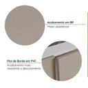 Ver imagem 5 de Cozinha Modulada 5 Peças sem Tampo sem Rodapé Ipanema CabeCasa MadeiraOriginals Marrom/Fendi Trama/a