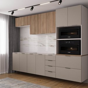 Cozinha Modulada 5 Peças sem Tampo sem Rodapé Ipanema CabeCasa MadeiraOriginals