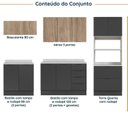 Ver imagem 3 de Cozinha Modulada 5 Peças com Tampo com Rodapé Ipanema CabeCasa MadeiraOriginals