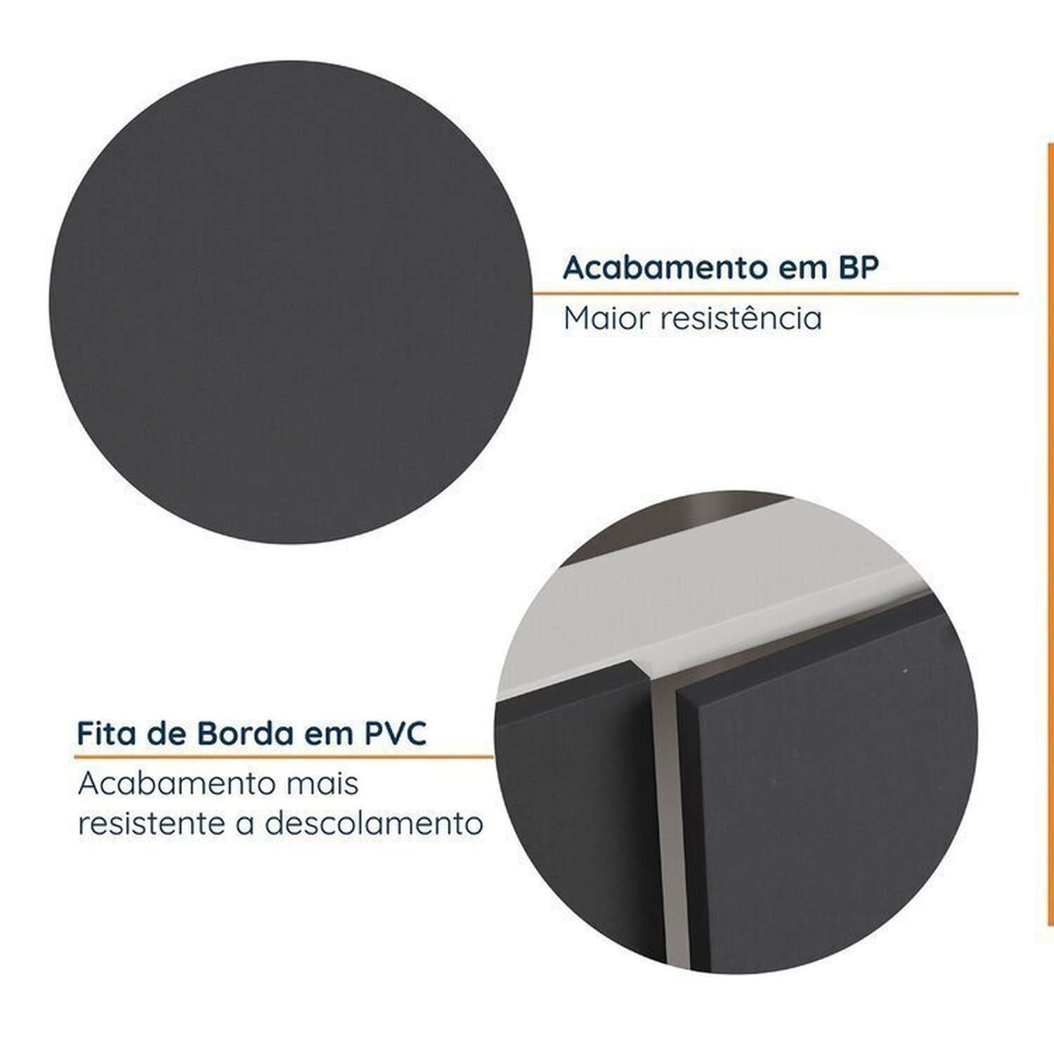 Cozinha Modulada 5 Peças com Tampo com Rodapé Ipanema CabeCasa MadeiraMadeira - 5