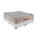 Ver imagem 1 de Cama Box Bipartido Queen Branco e Colchão Airtech Springpocket Molas Ensacadas Ortobom