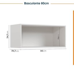 Cozinha Modulada 5 Peças sem Tampo sem Rodapé Ipanema CabeCasa MadeiraMadeira - 14