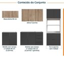 Ver imagem 3 de Cozinha Modulada 5 Peças sem Tampo sem Rodapé Ipanema CabeCasa MadeiraOriginals