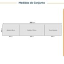 Ver imagem 2 de Cozinha Modulada 5 Peças sem Tampo sem Rodapé Ipanema CabeCasa MadeiraOriginals