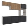 Cozinha Modulada 5 Peças sem Tampo sem Rodapé Ipanema CabeCasa MadeiraOriginals - 9