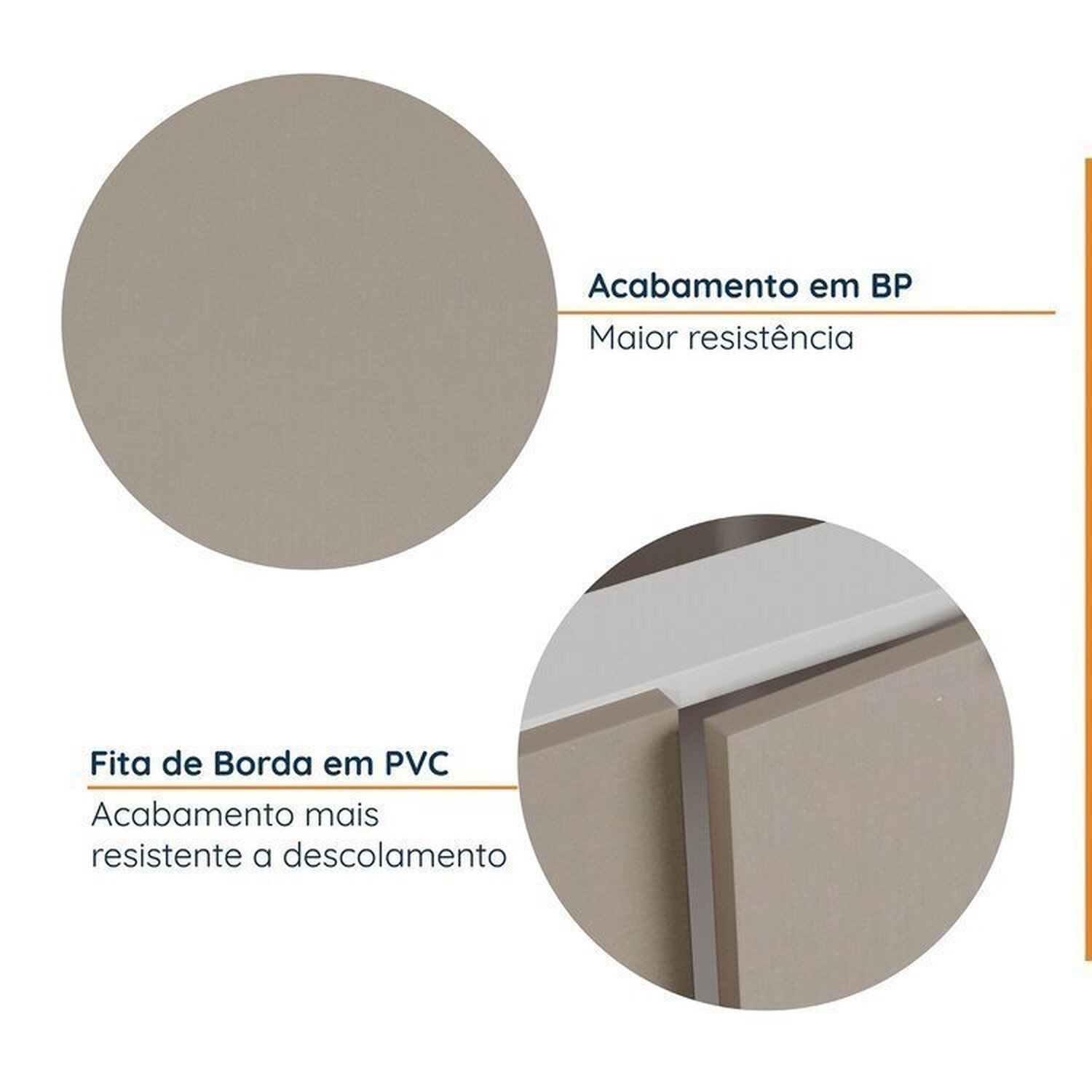 Cozinha Modulada 4 Peças sem Tampo sem Rodapé 2 Aéreos e 2 Balcões Ipanema CabeCasa MadeiraMadeira - 5