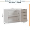 Cozinha Modulada 4 Peças sem Tampo sem Rodapé 2 Aéreos e 2 Balcões Ipanema CabeCasa MadeiraOriginals - 15
