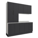 Ver mais imagens de Cozinha Modulada 4 Peças com Tampo com Rodapé 2 Aéreos e 2 Balcões Ipanema CabeCasa MadeiraOriginals