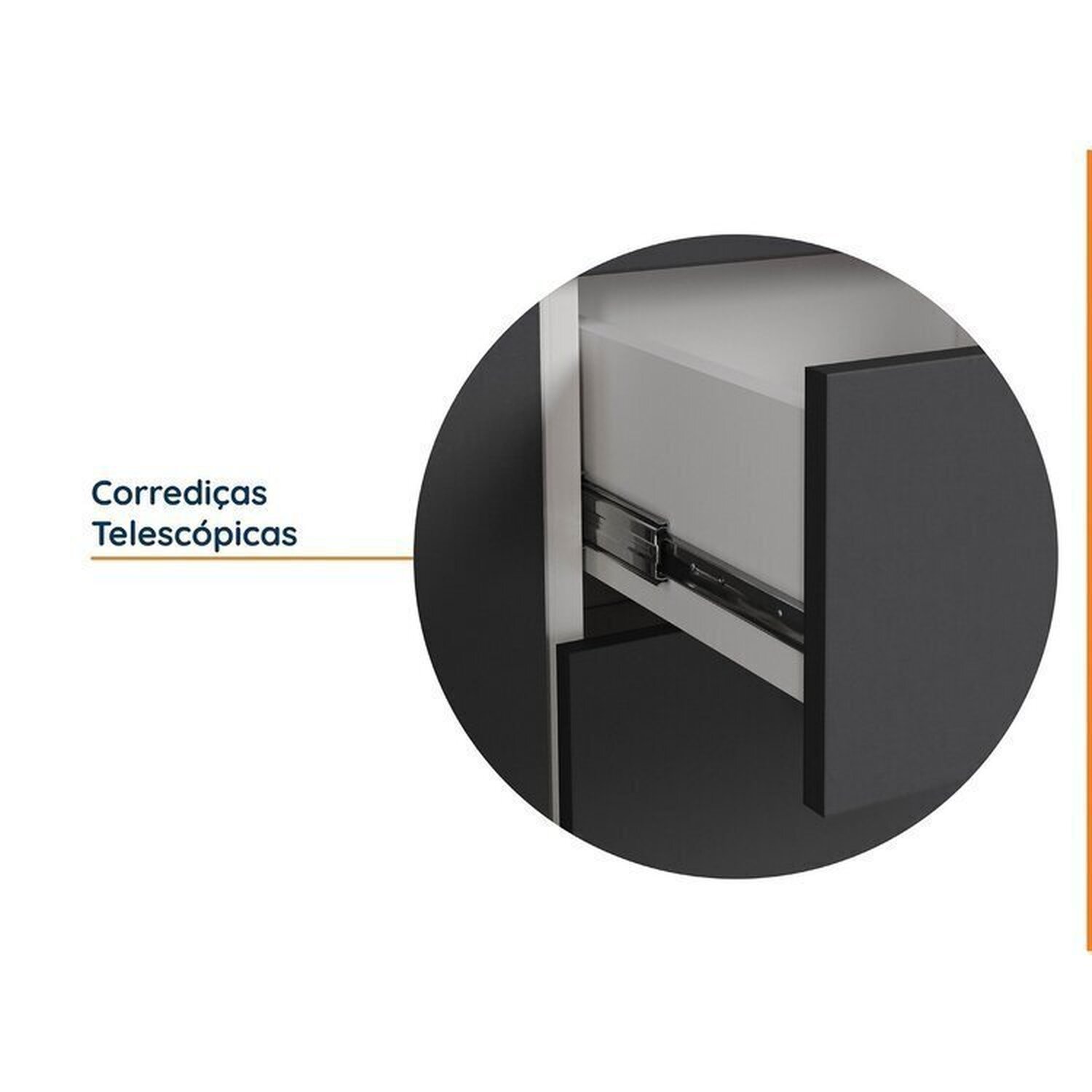 Cozinha Modulada 4 Peças sem Tampo sem Rodapé 2 Aéreos e 2 Balcões Ipanema CabeCasa MadeiraMadeira - 7