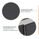 Ver imagem 5 de Cozinha Modulada 4 Peças sem Tampo sem Rodapé 2 Aéreos e 2 Balcões Ipanema CabeCasa MadeiraOriginals Cinza/Grafite Trama