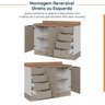 Cozinha Modulada 4 Peças com Tampo com Rodapé 2 Aéreos e 2 Balcões Ipanema CabeCasa MadeiraOriginals - 16