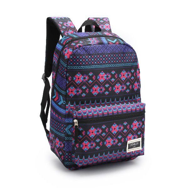 Mochila Juvenil De Costas Feminina Denlex DL0151 Étnica AZ0151 ...