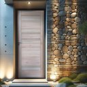 Ver imagem 1 de Folha de Porta de Madeira 3B Eucalipto 210x82cm Uniportas