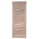 Ver imagem 3 de Folha de Porta de Madeira Topázio Eucalipto 210x82cm Uniportas