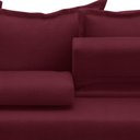 Ver imagem 7 de Sofá Retrátil Reclinável 3 Lugares 235cm Roma F05 Veludo Vinho - Mpozenato