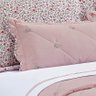 COBRE LEITO INAMORATA ROSA + AMOFADAS DECORATIVAS PERCAL 200 FIOS - 05 PEÇAS CasaBela Store KING - 2