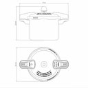Ver imagem 7 de Panela de Pressão Tramontina Torino Cerâmico Vermelho Framboesa 20 Cm 4,5 L Tramontina