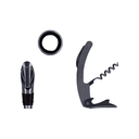 Ver imagem 2 de Kit Porta Vinho 5PCS Inox e Caixa de Madeira Unyhome 536T